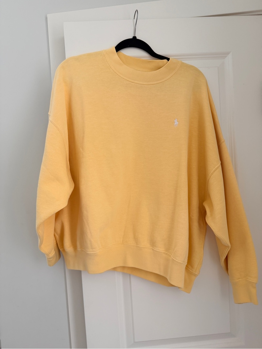 Ralph Lauren Pastel Yellow Crewneck Sweatshirt